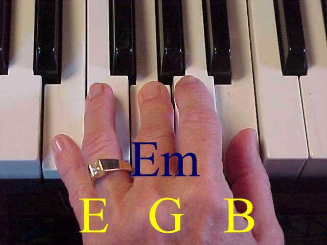 E minor chord