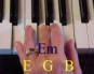 E minor piano chords