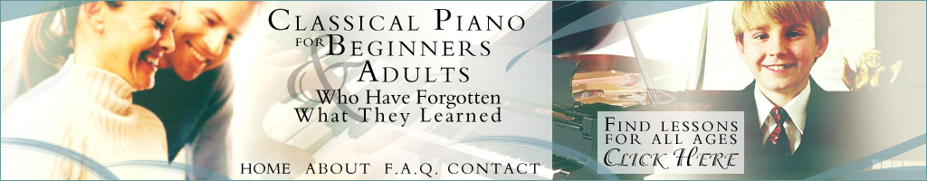 Classical piano for adult beginners