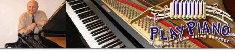 Piano lessons on DVD using piano chords