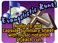 Evangelistic runs on the piano