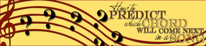 Predict which chord comes next in a song